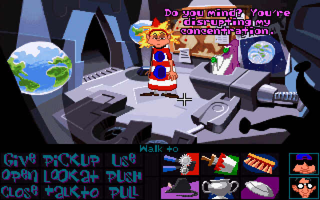 Pantallazo de Maniac Mansion: Day of the Tentacle para PC