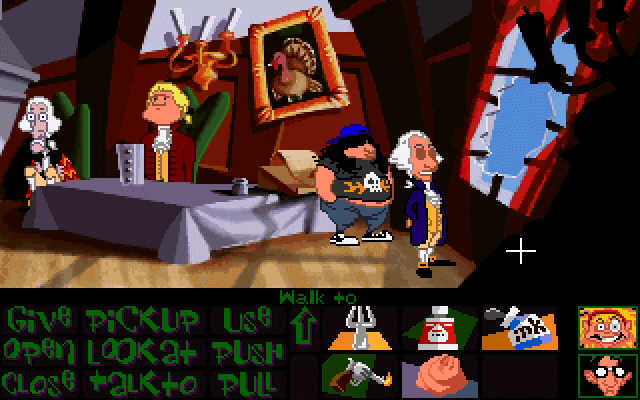 Pantallazo de Maniac Mansion: Day of the Tentacle para PC