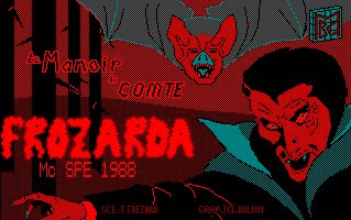 Pantallazo de Manoir Du Comte Frozarda para Amstrad CPC