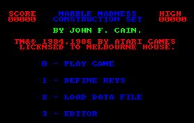 Pantallazo de Marble Madness Construction Set para Amstrad CPC