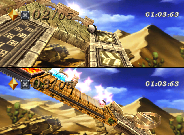 Pantallazo de Marble Saga: Kororinpa para Wii