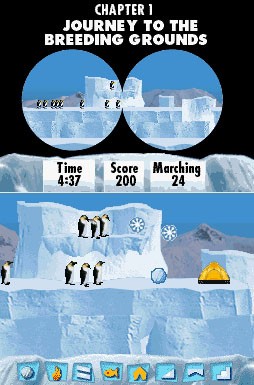 Pantallazo de March of the Penguins, The para Nintendo DS