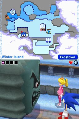 Pantallazo de Mario & Sonic En Los Juegos Olimpicos De Invierno para Nintendo DS