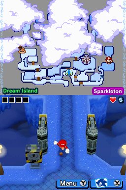 Pantallazo de Mario & Sonic En Los Juegos Olimpicos De Invierno para Nintendo DS