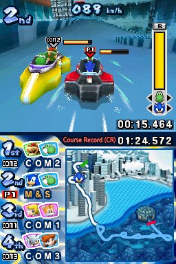 Pantallazo de Mario & Sonic En Los Juegos Olimpicos De Invierno para Nintendo DS