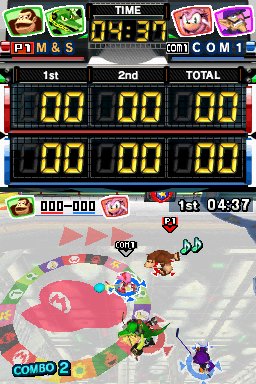 Pantallazo de Mario & Sonic En Los Juegos Olimpicos De Invierno para Nintendo DS