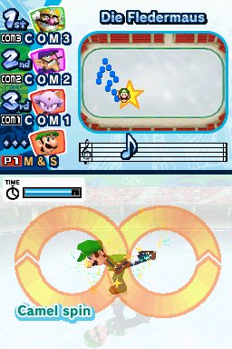 Pantallazo de Mario & Sonic En Los Juegos Olimpicos De Invierno para Nintendo DS