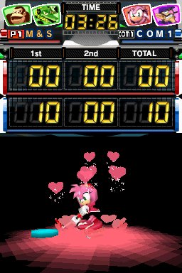 Pantallazo de Mario & Sonic En Los Juegos Olimpicos De Invierno para Nintendo DS