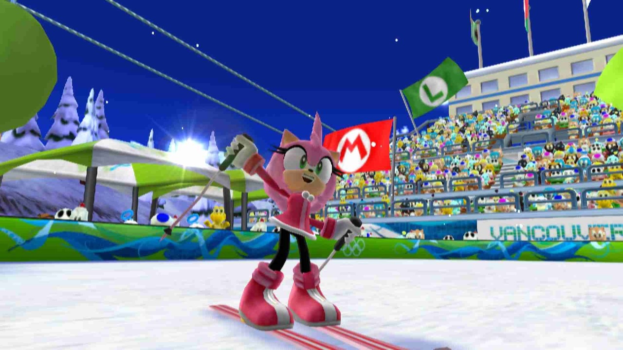 Pantallazo de Mario & Sonic En Los Juegos Olimpicos De Invierno para Wii
