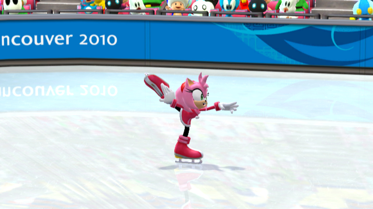 Pantallazo de Mario & Sonic En Los Juegos Olimpicos De Invierno para Wii