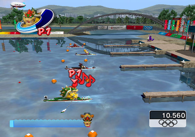 Pantallazo de Mario & Sonic en los Juegos Olímpicos para Wii