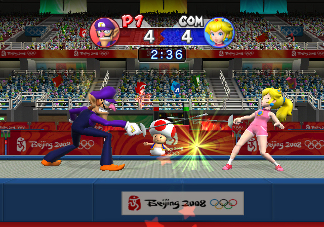 Pantallazo de Mario & Sonic en los Juegos Olímpicos para Wii