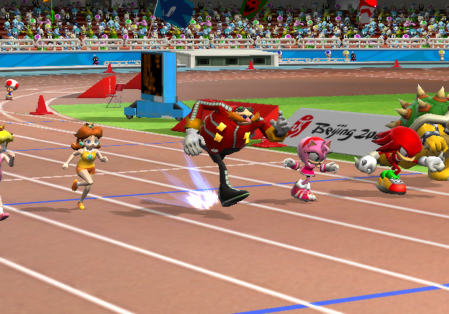 Pantallazo de Mario & Sonic en los Juegos Olímpicos para Wii