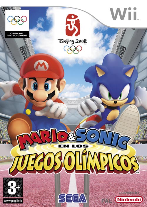Caratula de Mario & Sonic en los Juegos Olímpicos para Wii