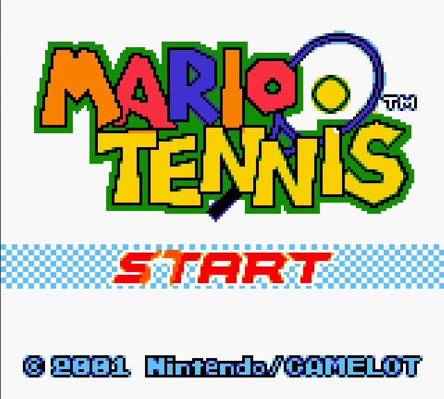 Pantallazo de Mario Tennis para Game Boy Color