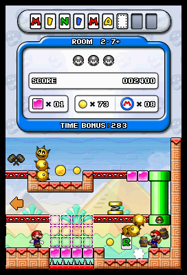 Pantallazo de Mario vs. Donkey Kong: Minis March Again! para Nintendo DS