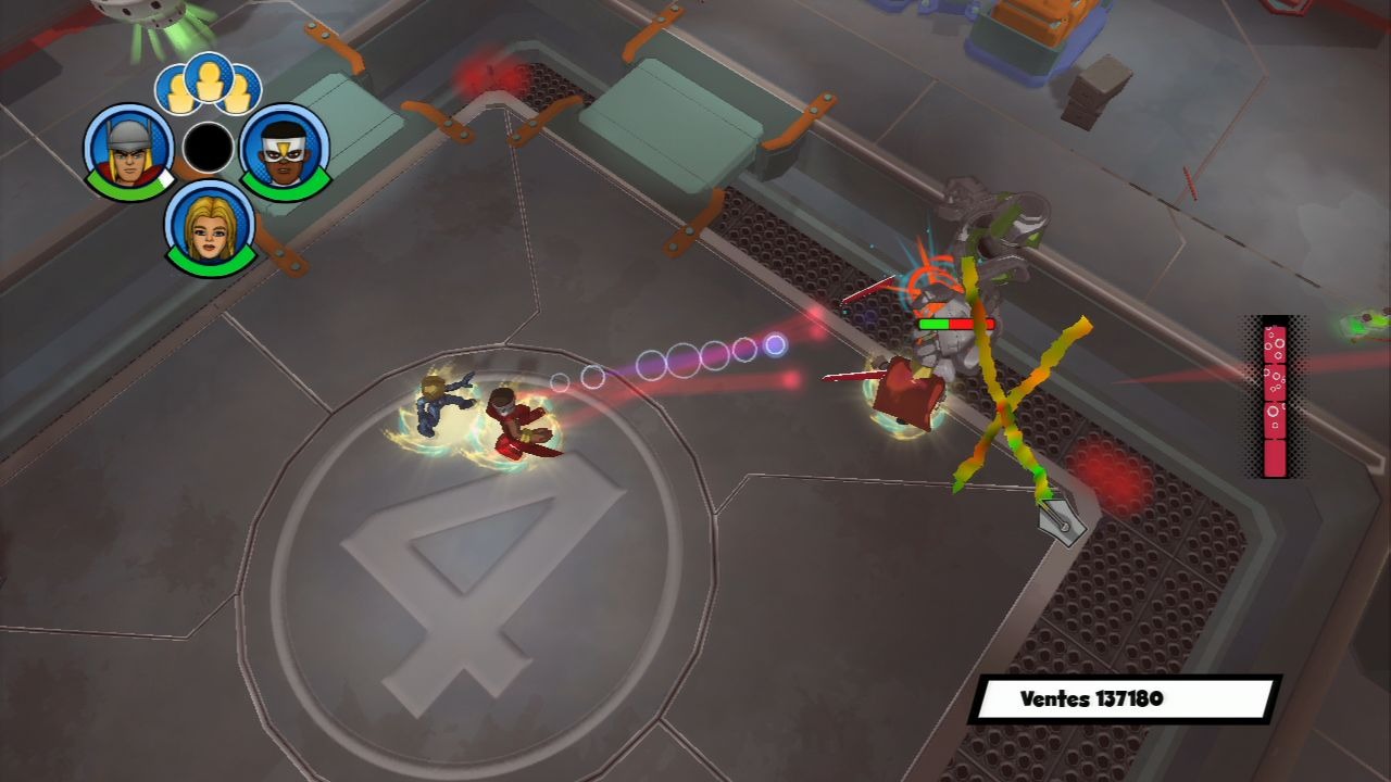 Pantallazo de Marvel Super Hero Squad: Comic Combat para PlayStation 3