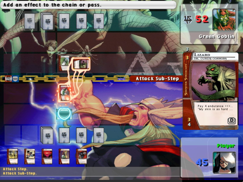 Pantallazo de Marvel Trading Card Game para PC