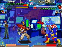 Pantallazo de Marvel vs. Capcom: Clash of Super Heroes para Dreamcast