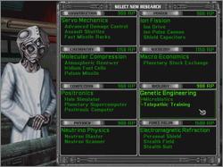 Pantallazo de Master of Orion II: Battle at Antares para PC
