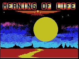 Pantallazo de Meaning of Life, The para MSX