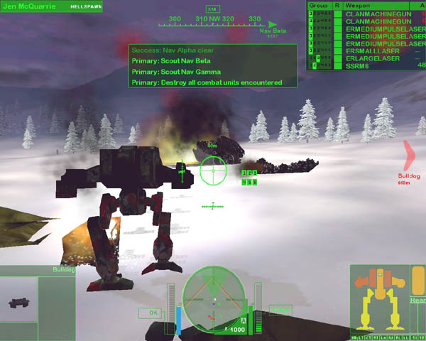 Pantallazo de MechWarrior 4: Inner Sphere 'Mech Pak para PC