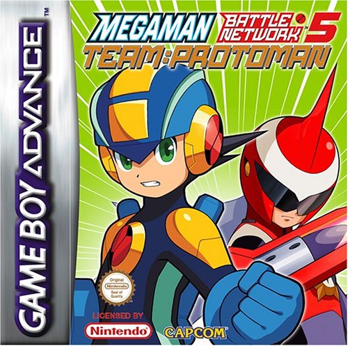 Caratula de Mega Man Battle Network 5: Team Protoman para Game Boy Advance