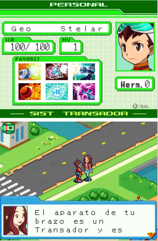 Pantallazo de Mega Man Star Force: Dragon para Nintendo DS