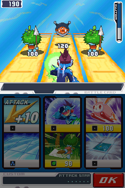 Pantallazo de Mega Man Star Force 2 Zerker X Ninja para Nintendo DS