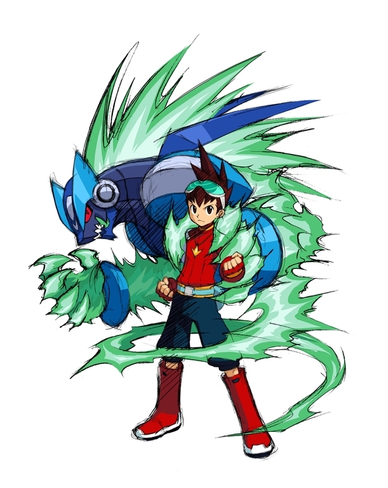 Pantallazo de Mega Man Star Force 3: Black Ace para Nintendo DS