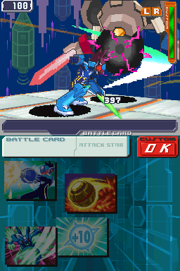 Pantallazo de Mega Man Star Force 3: Black Ace para Nintendo DS