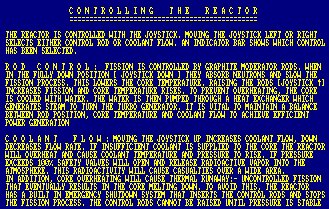 Pantallazo de Meltdown : Control Reactor para Amstrad CPC