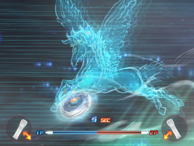 Pantallazo de Metal Fight Beyblade: Gachinko Stadium para Wii