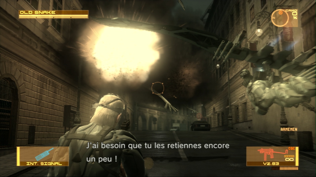 Pantallazo de Metal Gear Solid 4 : Guns of the Patriots para PlayStation 3
