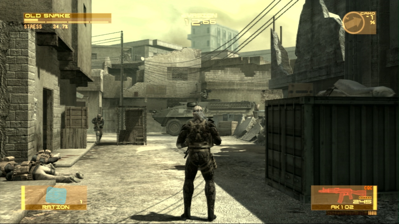 Pantallazo de Metal Gear Solid 4 : Guns of the Patriots para PlayStation 3