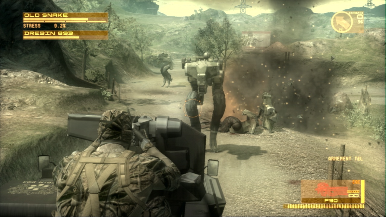 Pantallazo de Metal Gear Solid 4 : Guns of the Patriots para PlayStation 3
