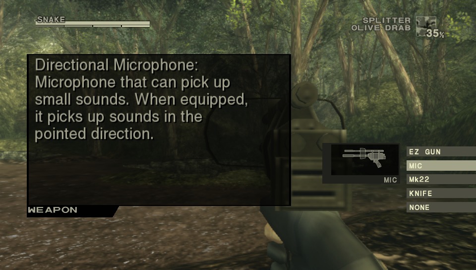 Pantallazo de Metal Gear Solid HD Collection para PS Vita