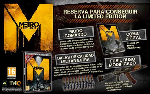 Pantallazo de Metro: Last Light Edicion Limitada para PlayStation 3