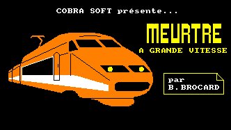 Pantallazo de Meurtre A Grande Vitesse para Amstrad CPC