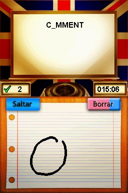 Pantallazo de Mi Experto en Inglés: Mejora tu vocabulario Inglés para Nintendo DS