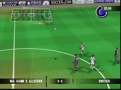 Pantallazo de Mia Hamm Soccer 64 para Nintendo 64