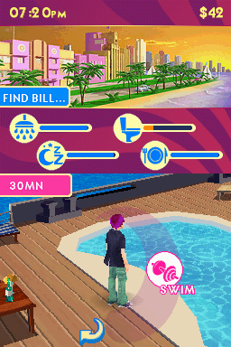 Pantallazo de Miami Nights: Singles in the City para Nintendo DS