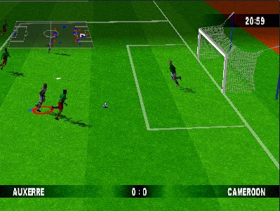 Pantallazo de Michael Owen's World League Soccer 99 para PlayStation