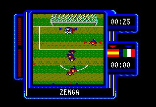 Pantallazo de Michel Futbol Master Super Skills para Amstrad CPC