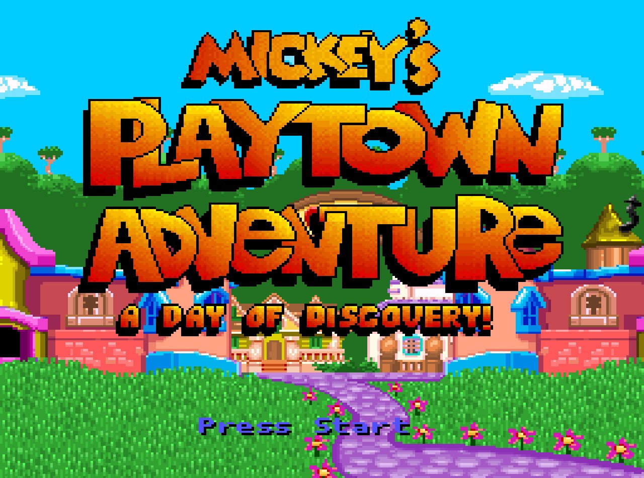 Pantallazo de Mickey's Playtown Adventure: A Day of Discovery! para Super Nintendo