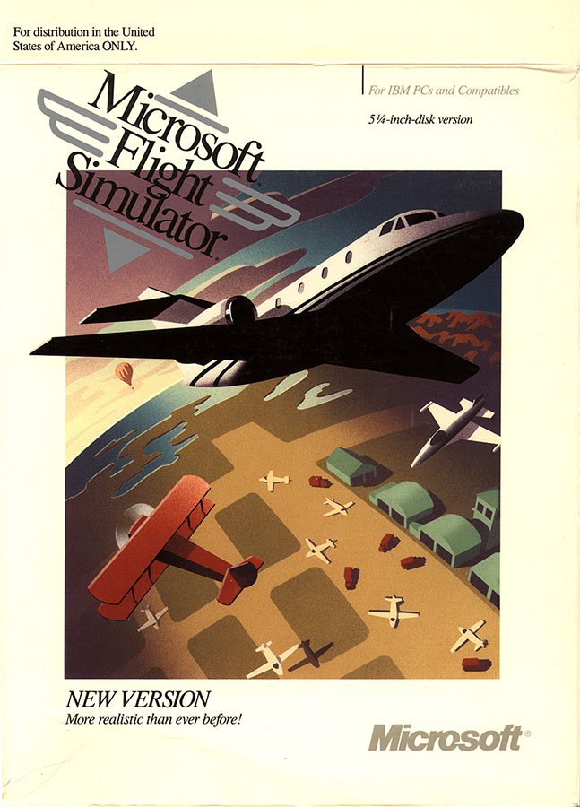 Caratula de Microsoft Flight Simulator 4.0 para PC