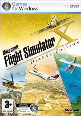 Caratula de Microsoft Flight Simulator X: Deluxe Edition para PC