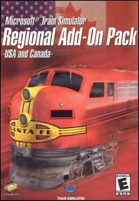 Caratula de Microsoft Train Simulator Regional Add-On Pack: USA and Canada para PC
