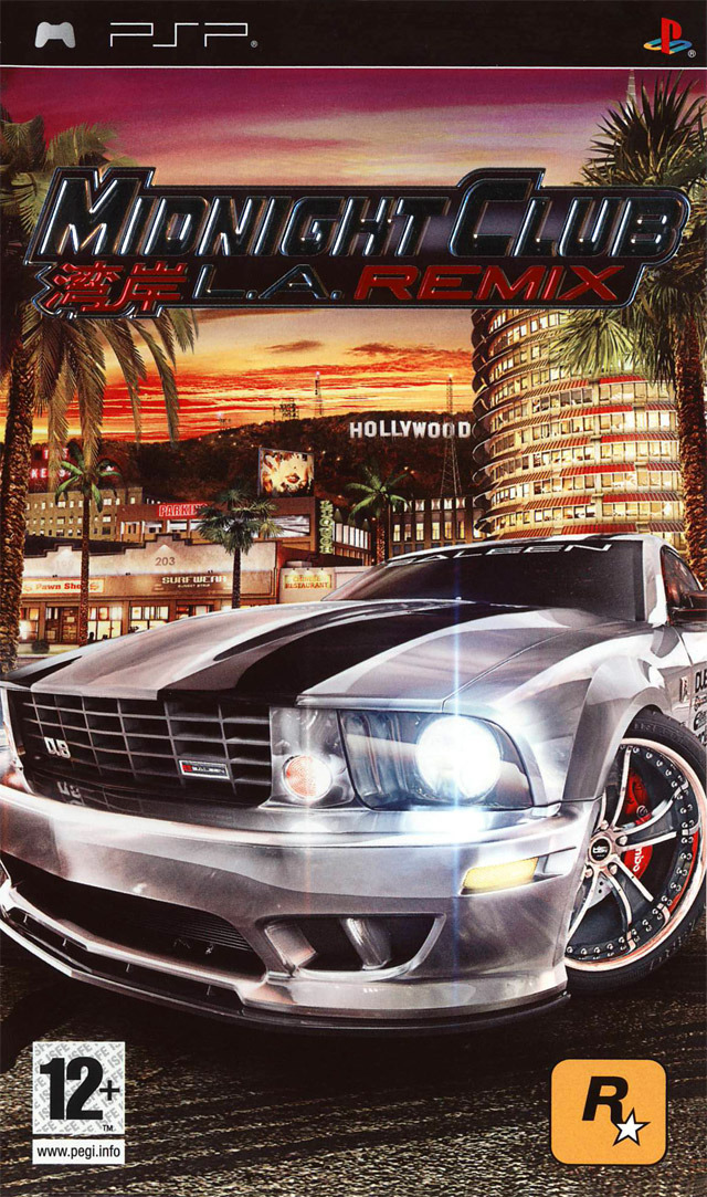 Caratula de Midnight Club: L.A. Remix para PSP
