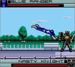 Pantallazo de Mighty Morphin Power Rangers para Gamegear